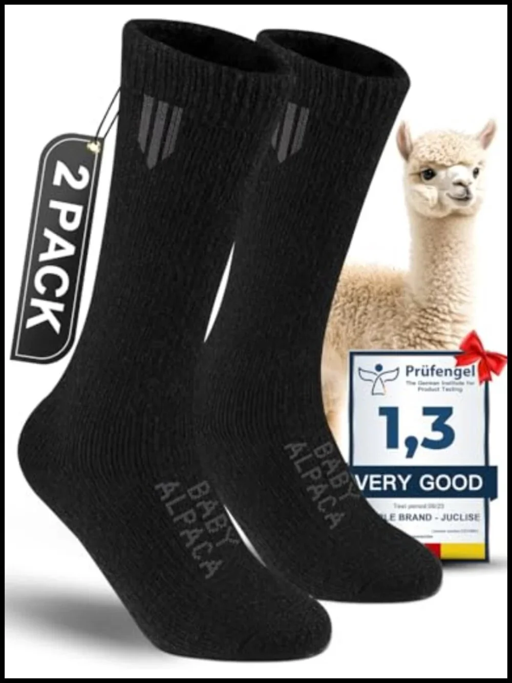 Alpaca Wool Crew Socks Men Women Thermal Winter Hiking Hunting Moisture Wicking